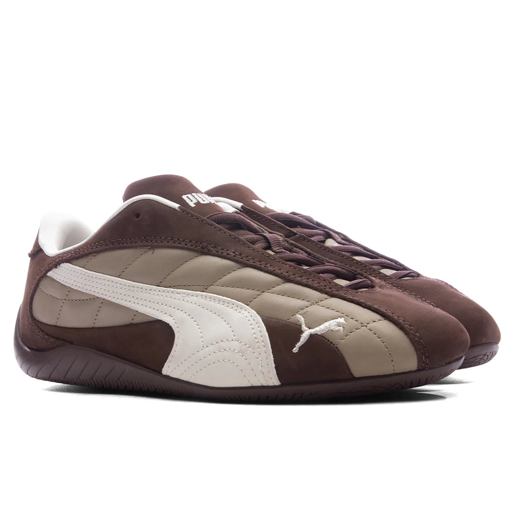 Speedcat Plus Quilted Espresso Brown Warm White