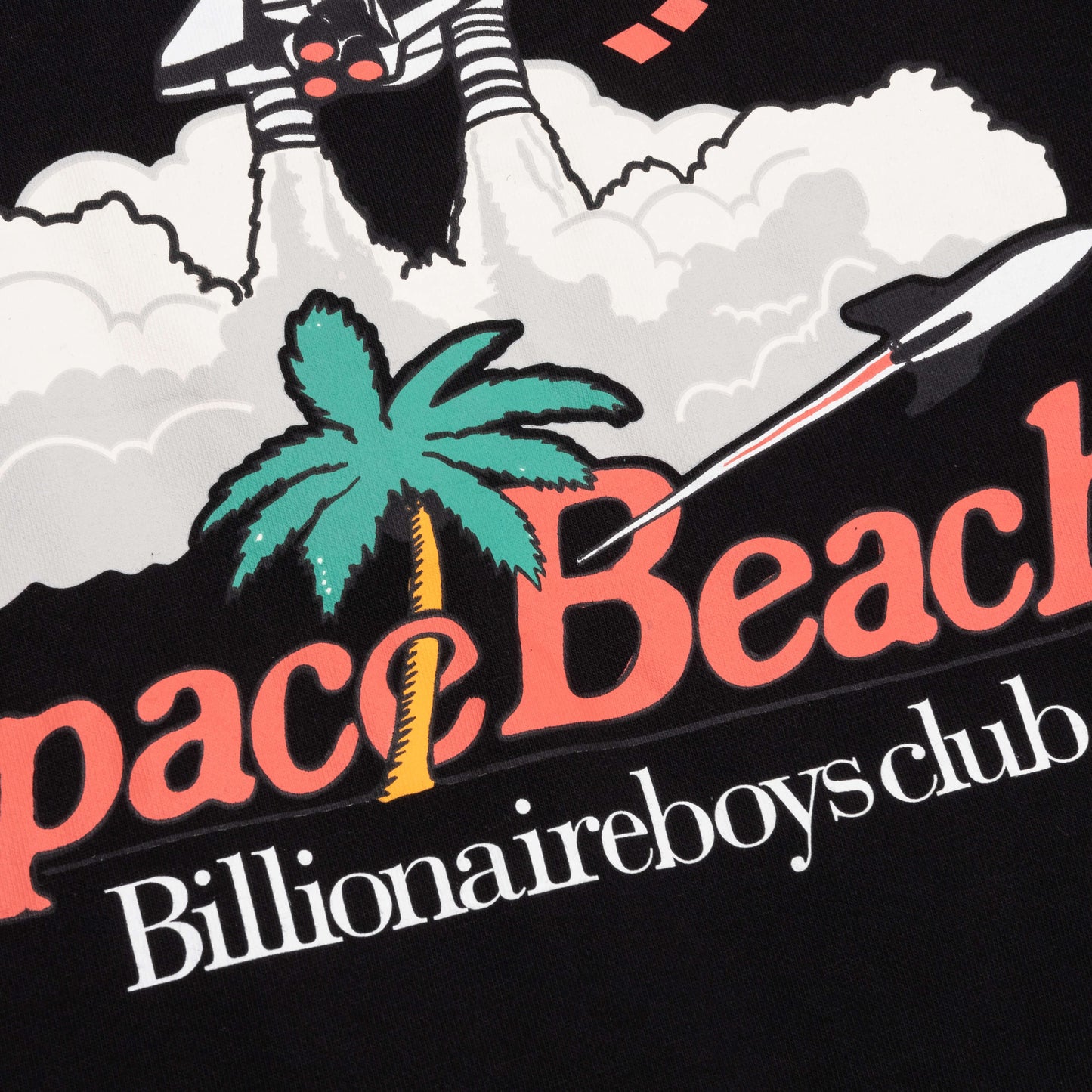 BB Space Beach S S Tee Black