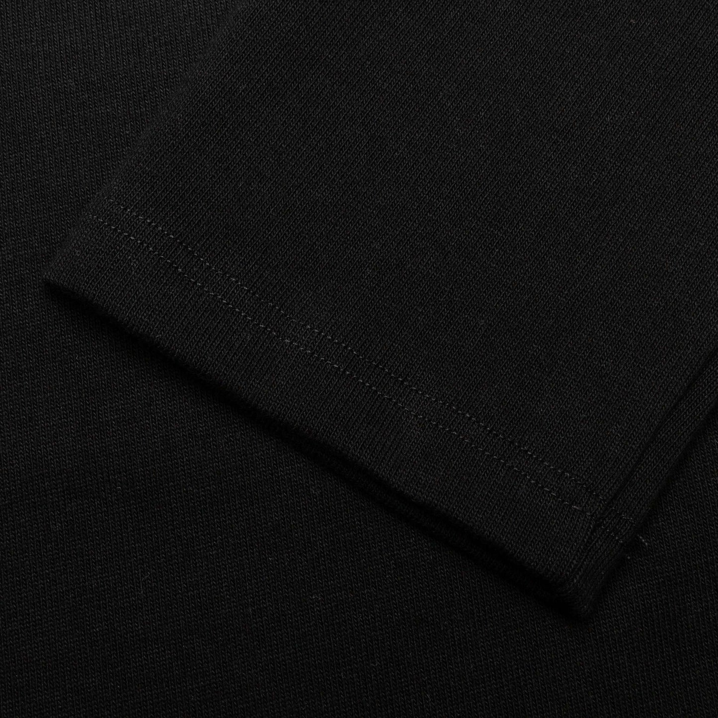Oversized Logo L S T Shirt Black