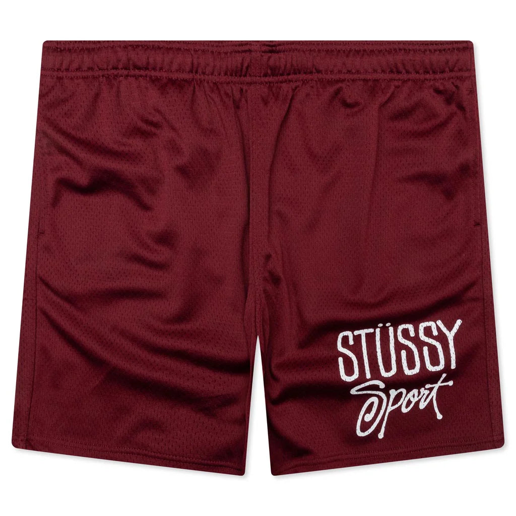 Mesh Short Sport Maroon