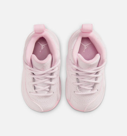 Air Jordan 12 Retro Pearl Pink Infant Toddler Lifestyle Shoe Pearl Pink Medium Soft Pink