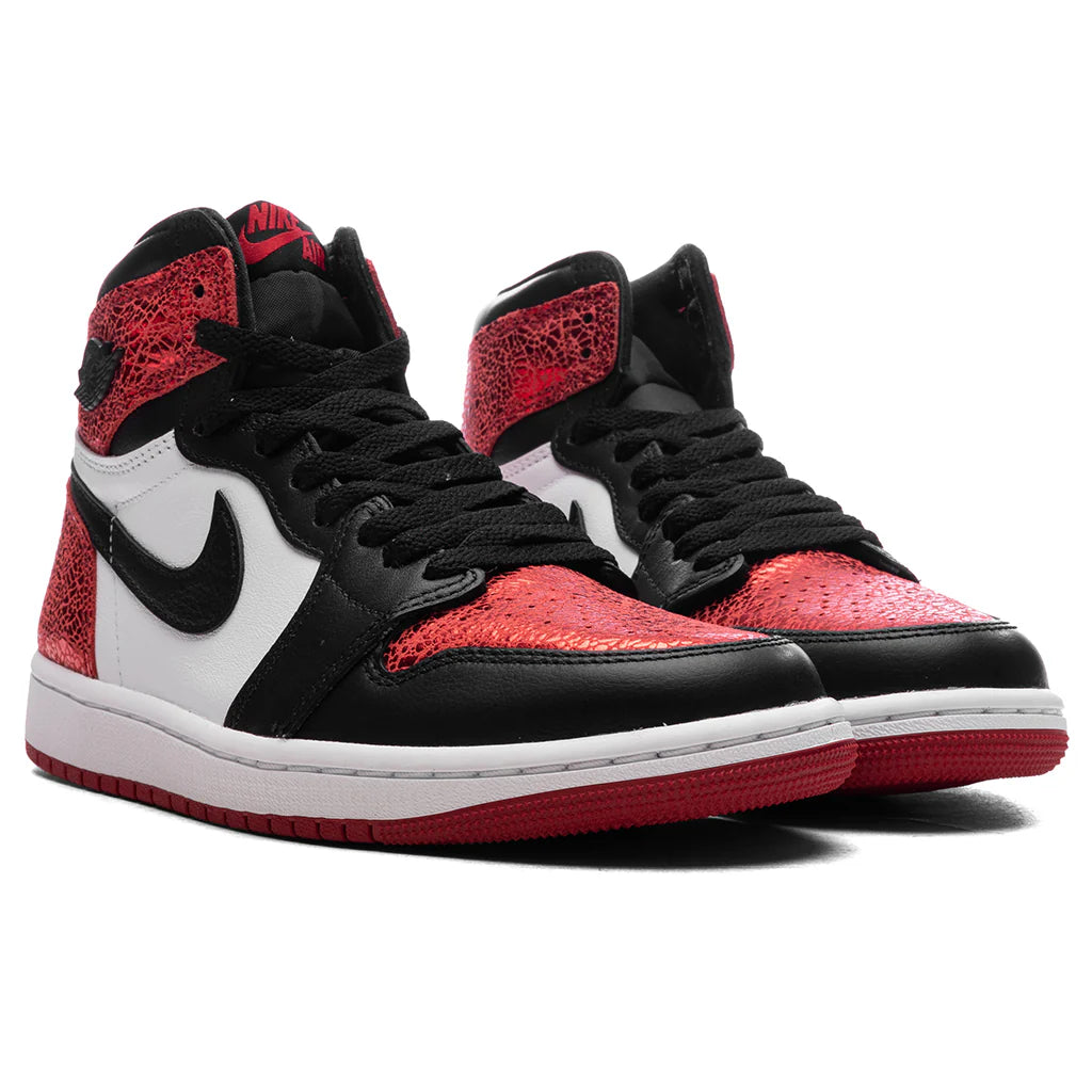 Womens Air Jordan 1 Retro High OG Ruby Varsity Red Black White