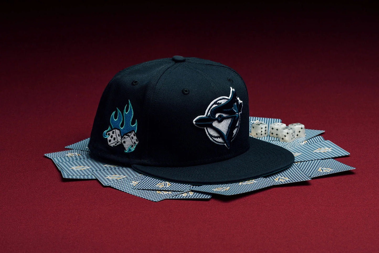 Feature x New Era Flaming Dice 59FIFTY Fitted Toronto Blue Jays