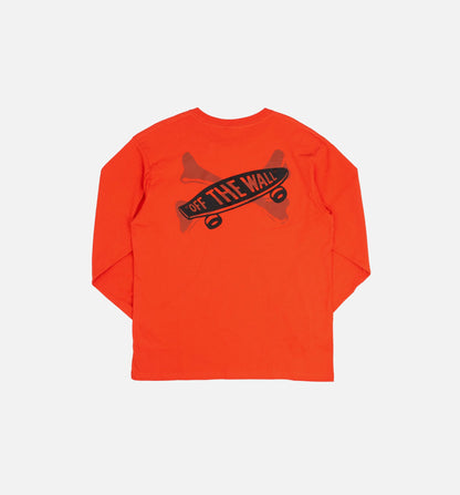 X WTAPS Long Sleeve Mens T Shirt Orange White Black