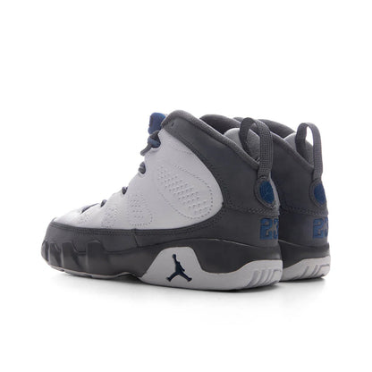 Air Jordan 9 Retro Flint Grey PS White French Blue Flint Grey