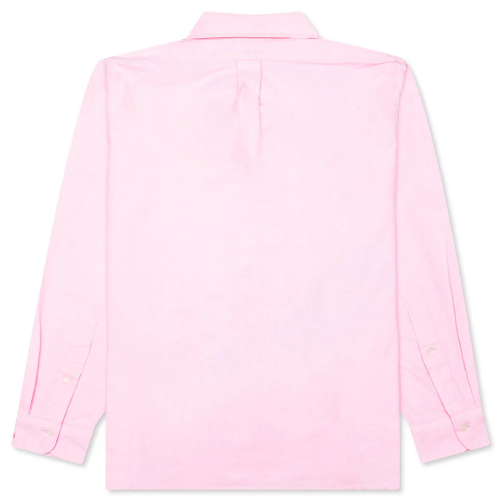 Oxford BD L S Shirt Pink