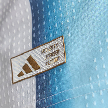 adidas Argentina Home 10 Authentic Mens Soccer Jersey 2026 White Blue