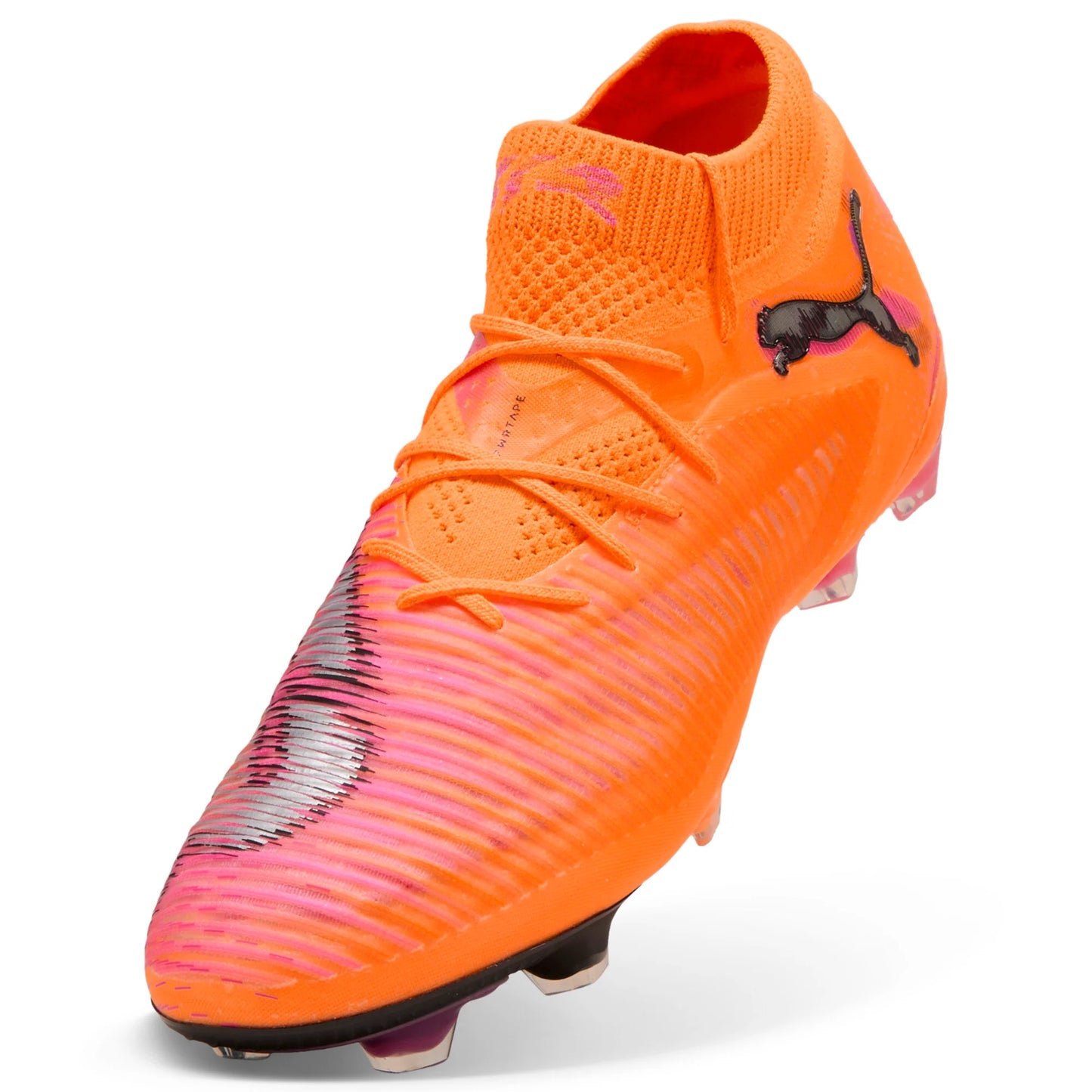 PUMA Future 8 Ultimate FG Mens Soccer Cleats Orange Black