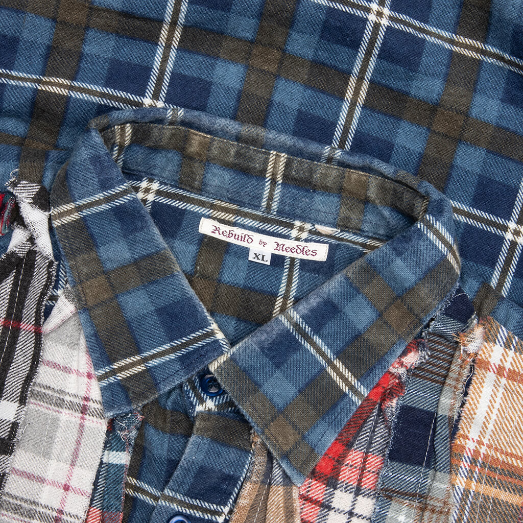 Ribbon Flannel Shirt Assorted