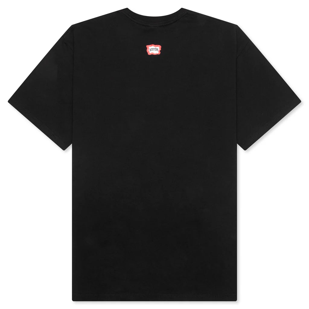 Pearl Beads S S Tee Black