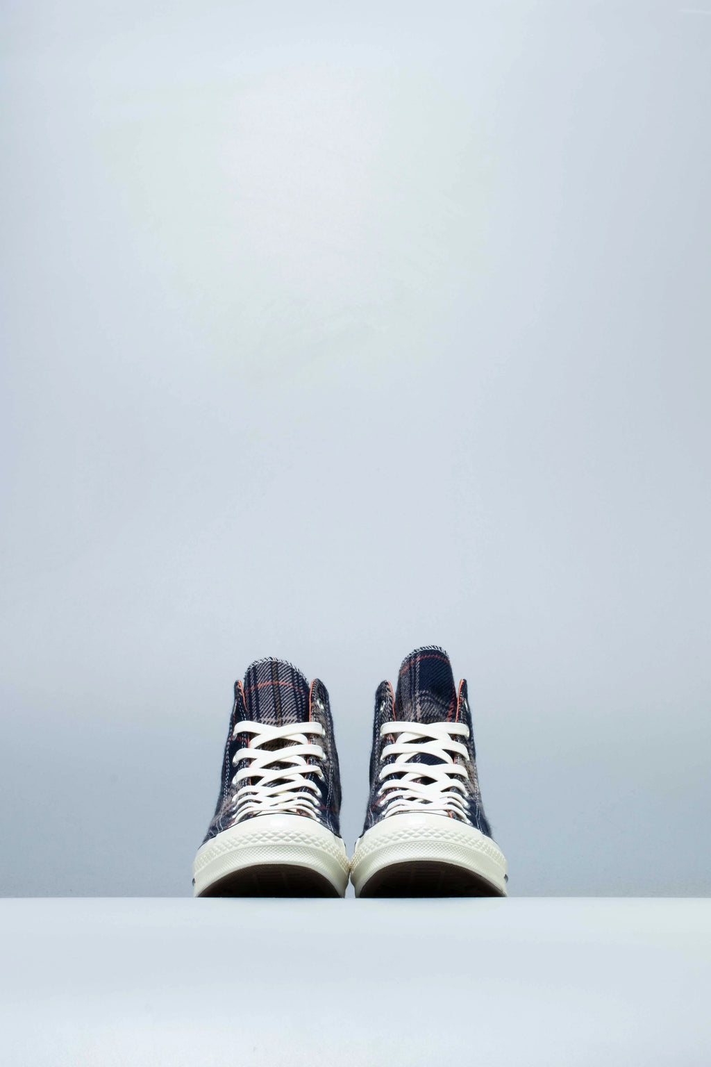 Chuck 70 Plaid High Mens Shoe Navy Red