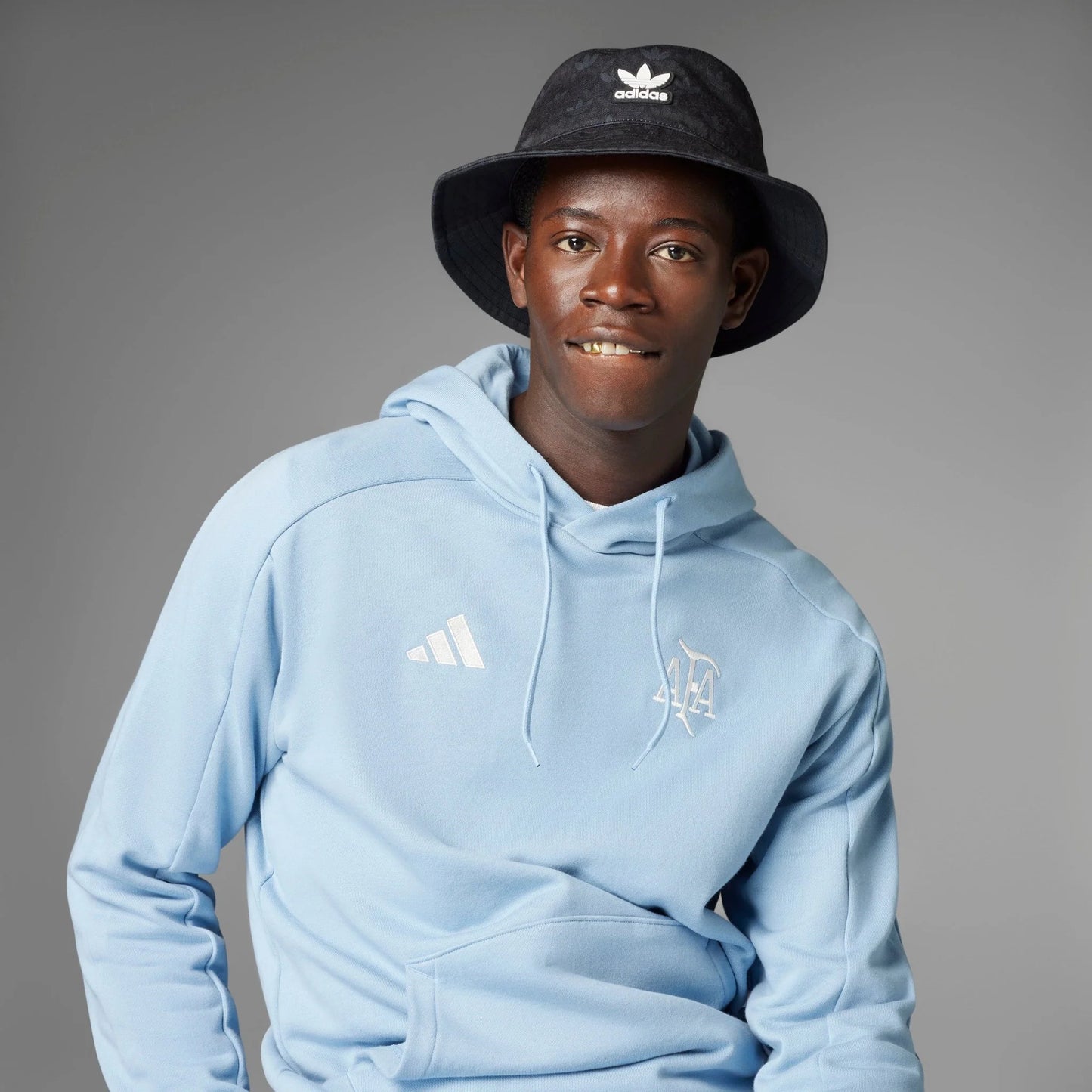 adidas Argentina Anniversary DNA Hoodie Sky White