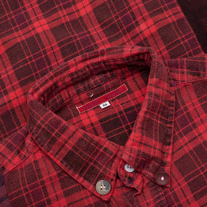 Over Dye 7 Cuts Shirt Red