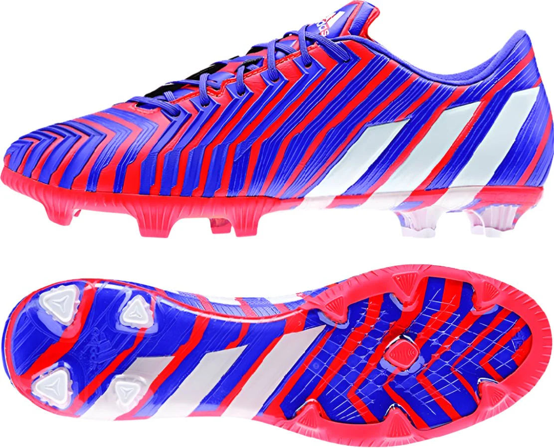 adidas Predator Instinct FG Firm Ground Soccer Cleats Solar Red White Night Flash