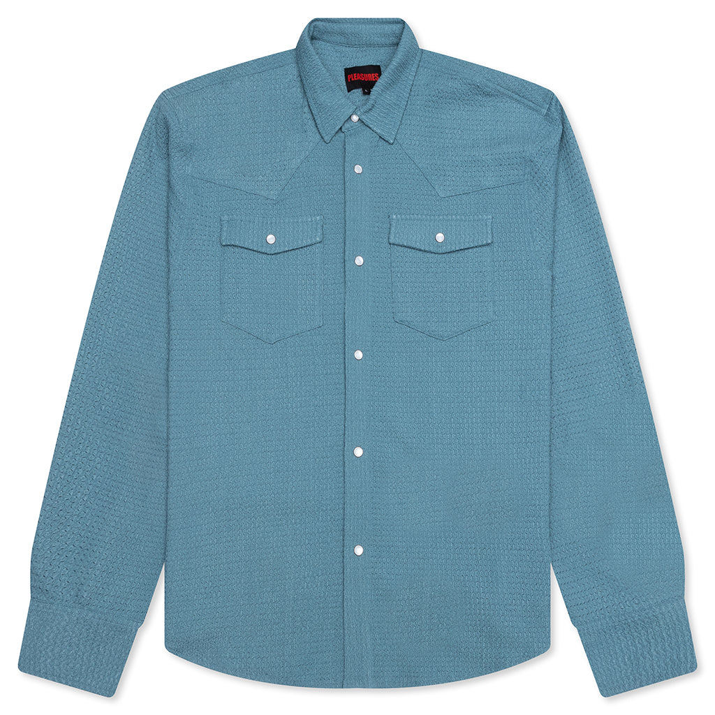 Hive Western Shirt Blue