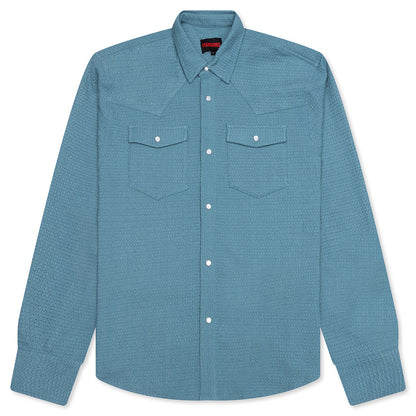 Hive Western Shirt Blue