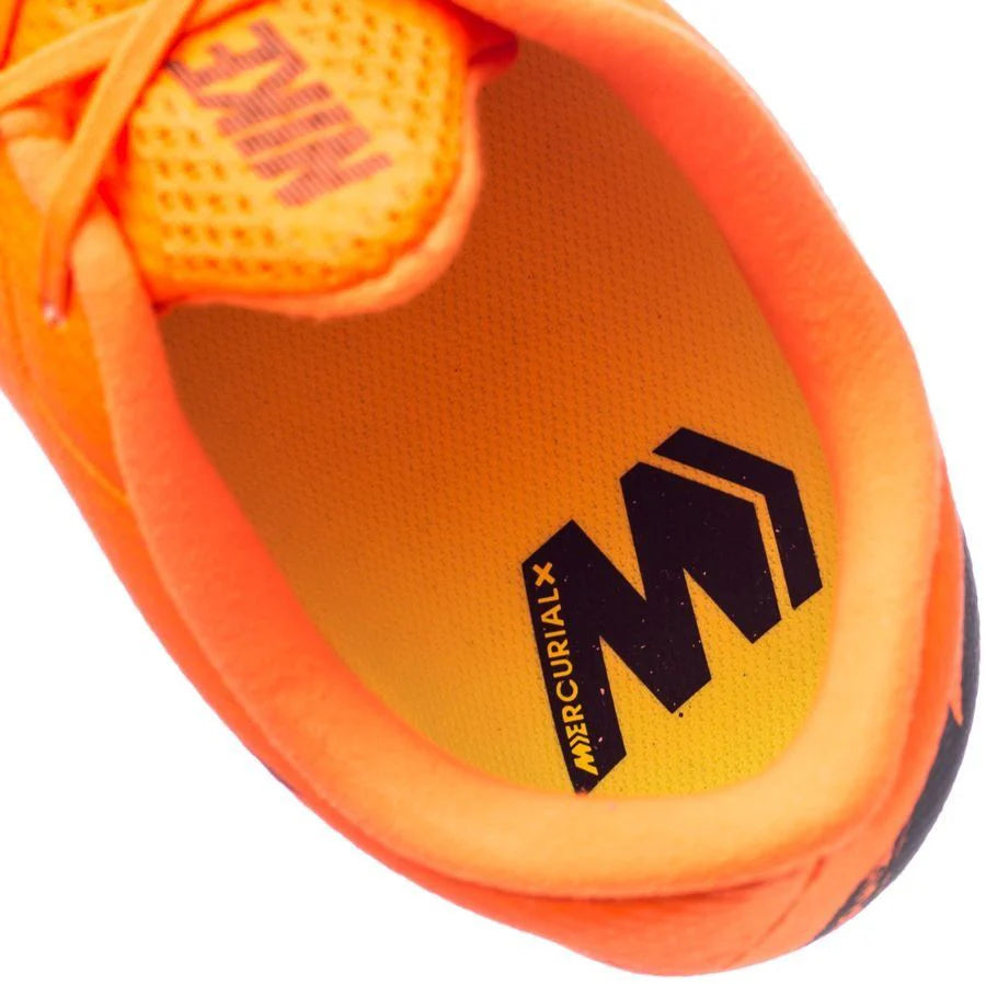 Nike Mercurial VaporX 12 Academy IC Indoor Soccer Shoes Orange Black Volt