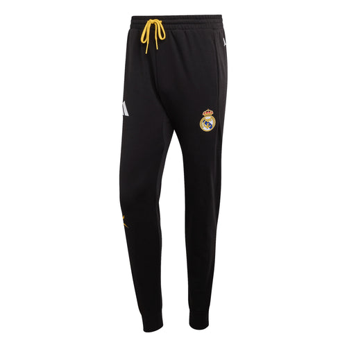 adidas Real Madrid Avengers Mens Soccer Tracksuit Bottoms Black