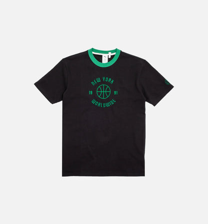 Rhuigi Graphic Mens Short Sleeve Shirt Black Green