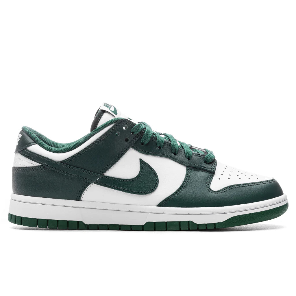 Dunk Low Michigan State White Team Green