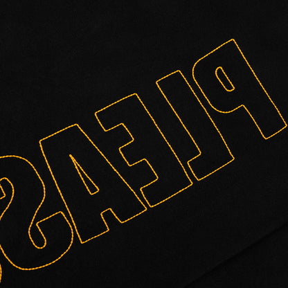 Outline Heavyweight T Shirt Black