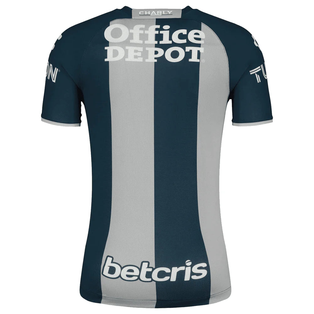 Charly 2022 Pachuca Home Jersey Grey Navy