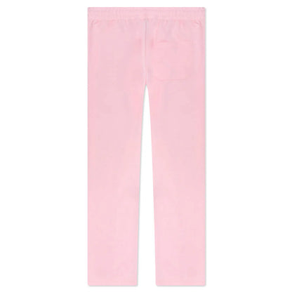 Womens Star Wide Leg Jogging Pant Rose Shadow White