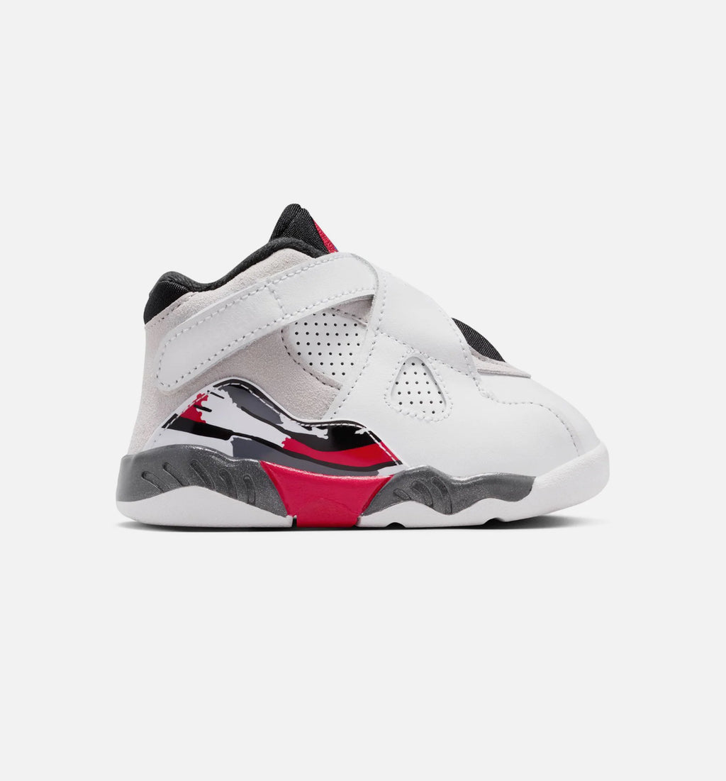 Air Jordan 8 Retro White And True Red Infant Toddler Lifestyle Shoe White Black True Red