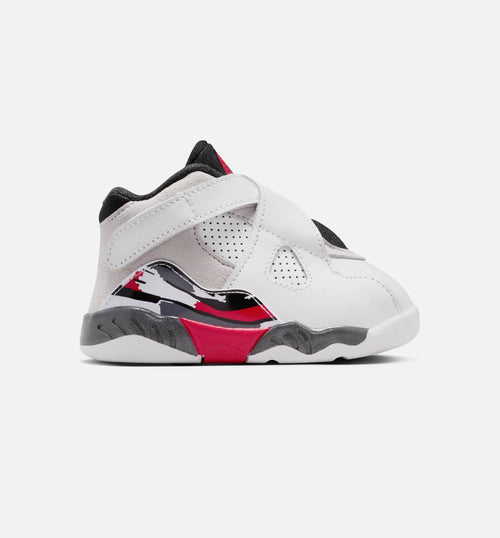 Air Jordan 8 Retro White And True Red Infant Toddler Lifestyle Shoe White Black True Red