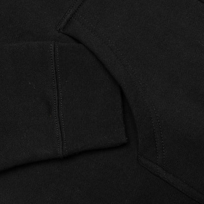 Spike Zip Hoodie Black
