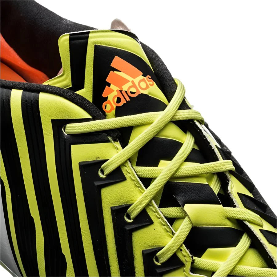 adidas Predator Instinct FG Firm Ground Soccer Cleats Flash Yellow White Dark Grey