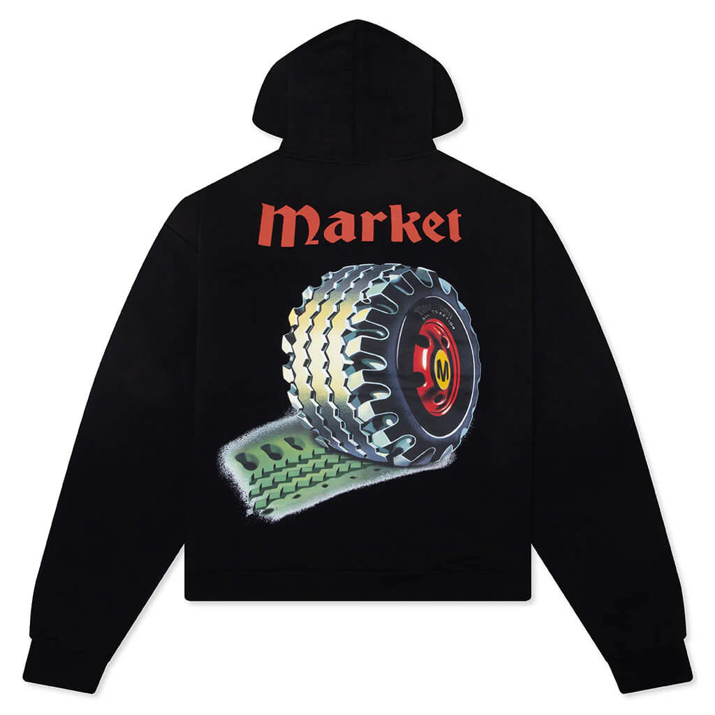 True Tread Hoodie Pirate Black
