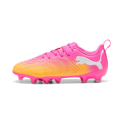 PUMA Future 9 Play FG AG Firm Ground Artificial Ground Youth Soccer Cleats Pink Aqua