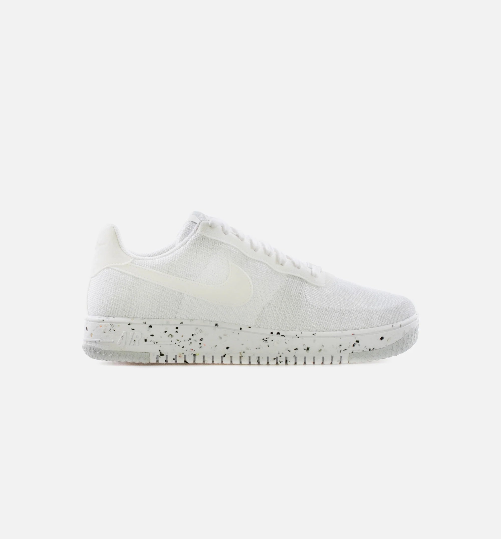 Air Force 1 Crater FlyKnit Mens Lifestyle Shoe White Sail Wolf Grey White