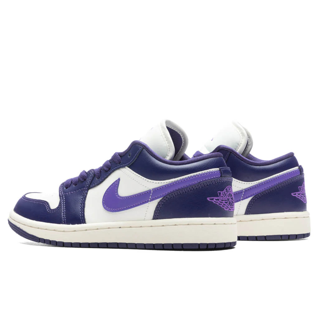 Womens Air Jordan 1 Low Sky J Purple Action Grape Sail