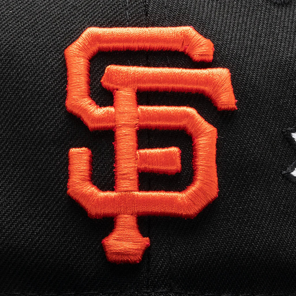 Saint Michael X New Era Mx6 SF Giants Cap Black