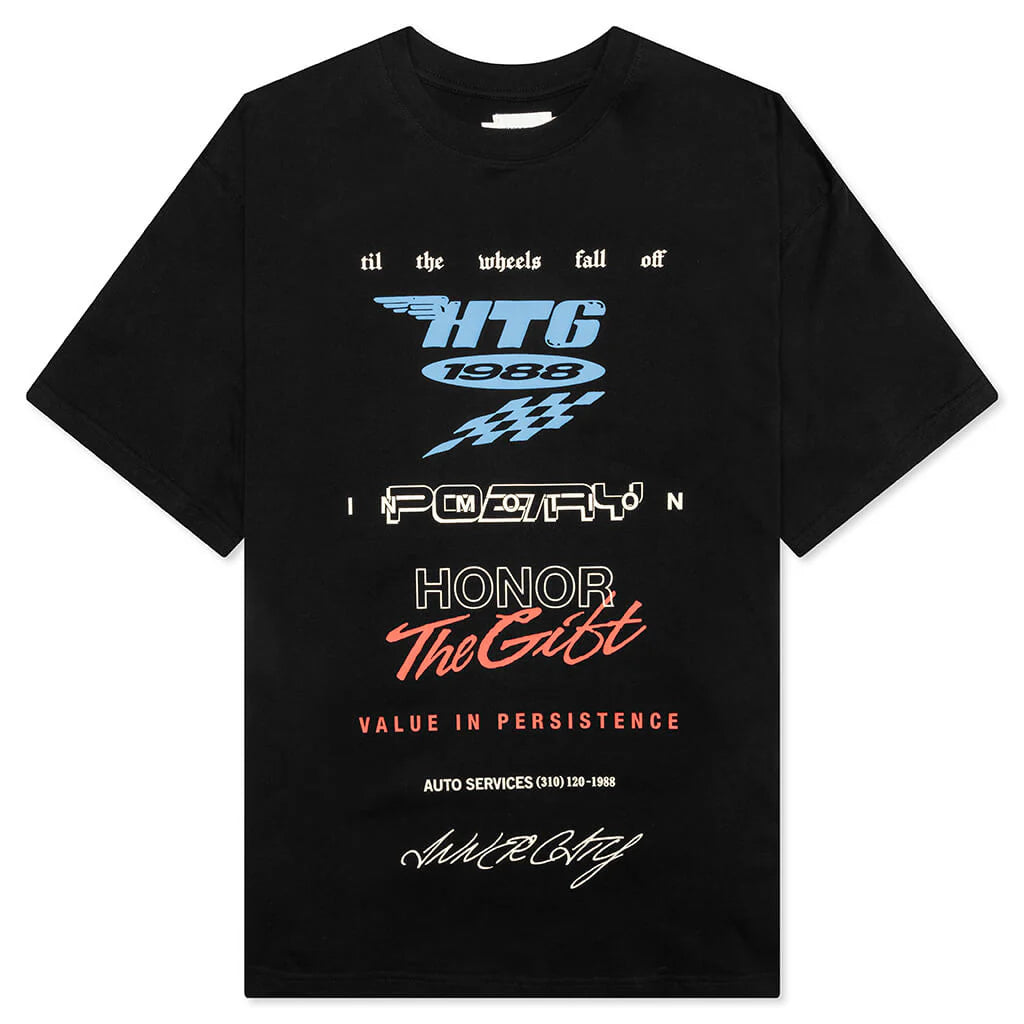 Persistence Race Tee Black