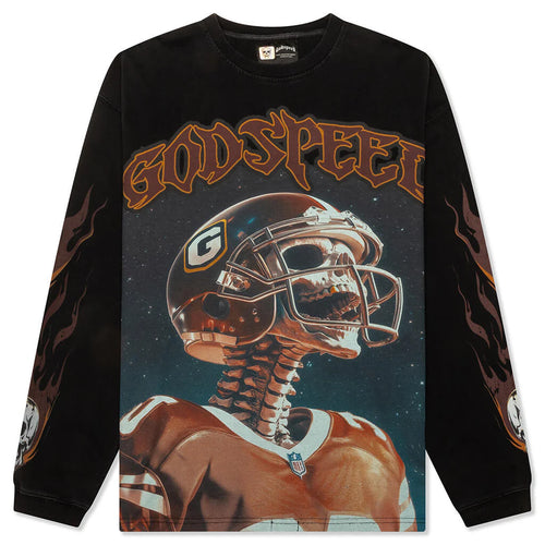 Morale L S T Shirt Black Wash