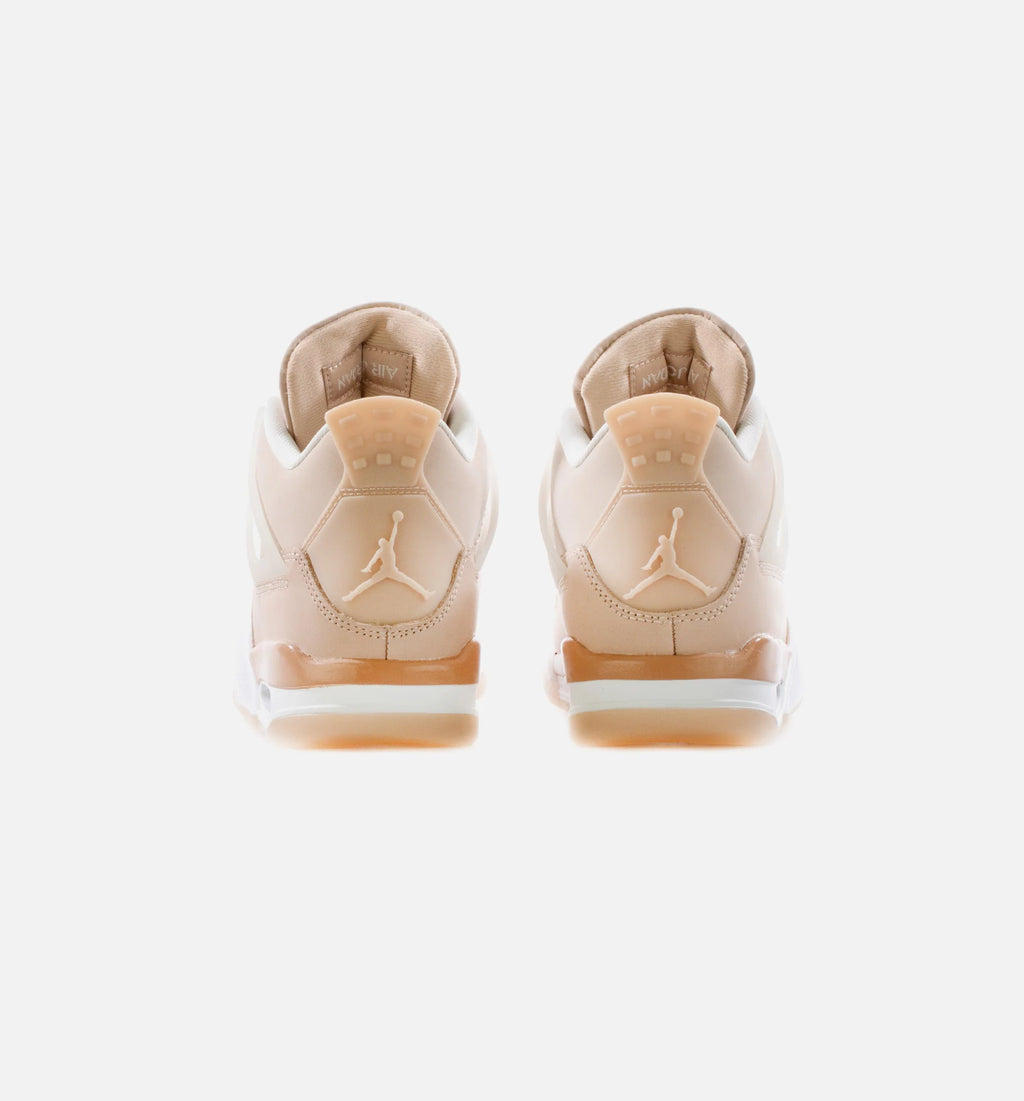Air Jordan 4 Shimmer Womens Lifestyel Shoe Shimmer Bronze Eclipse Orange Quartz Metallic Silver Limit One Per Customer