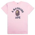 Kids College Tee Pink