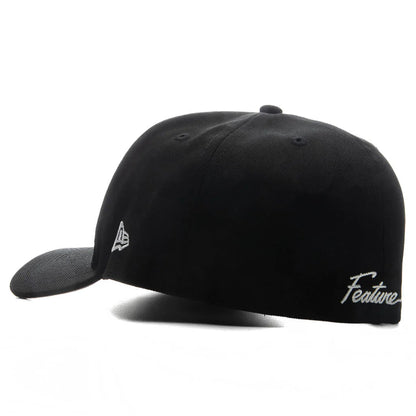 FEATURE x New Era 59FORTY Curved A Frame Old English F Black