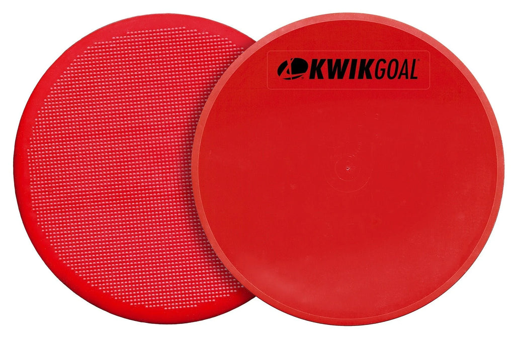 Kwik Goal Flat Round Markers Red