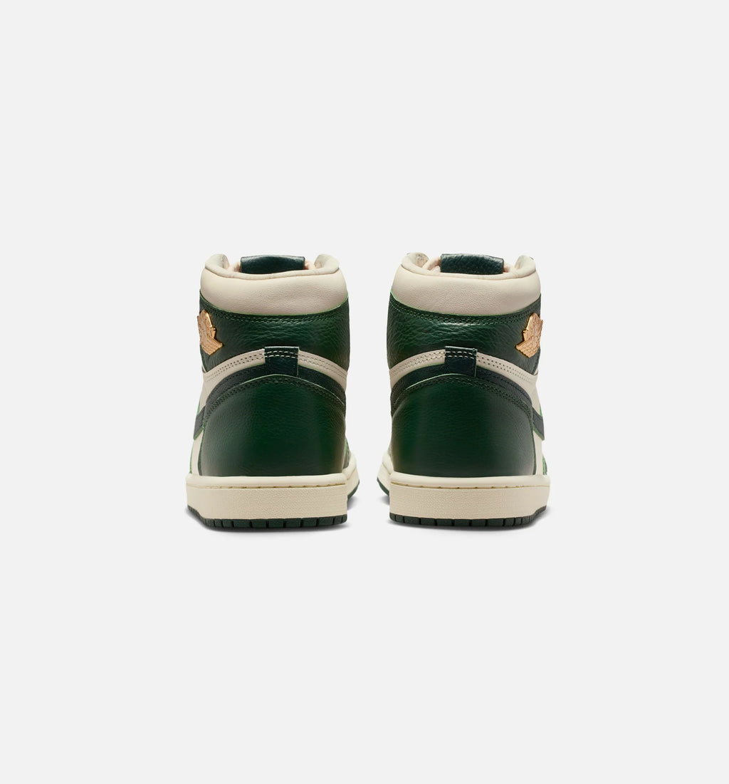Air Jordan 1 Retro High OG Pro Green Womens Lifestyle Shoe Pale Ivory Pro Green Fir Coconut Milk Free Shipping