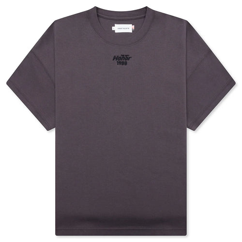 Pendant Box T Shirt Charcoal