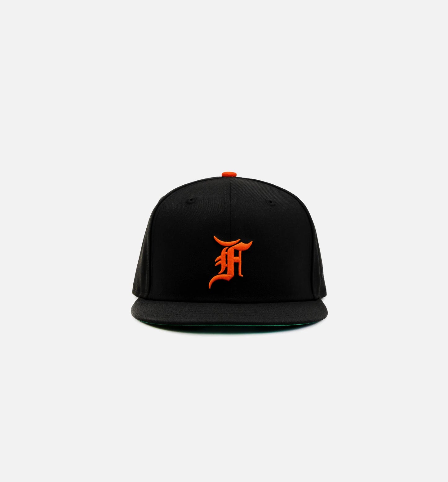FOG 59Fifty Mens Fitted Hat Black Orange