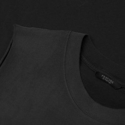 The Dean Sleeveless Tee Pigment Black