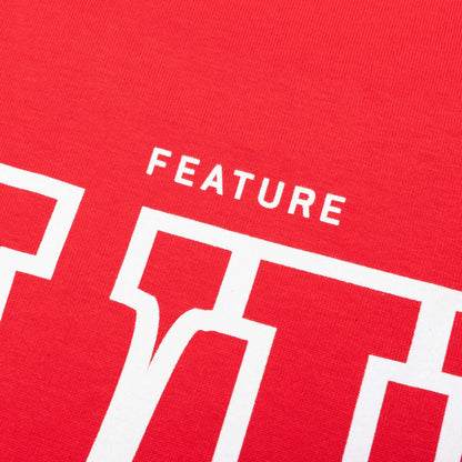 Feature x Icecream Rings Short Sleeve Tee Tomato Red