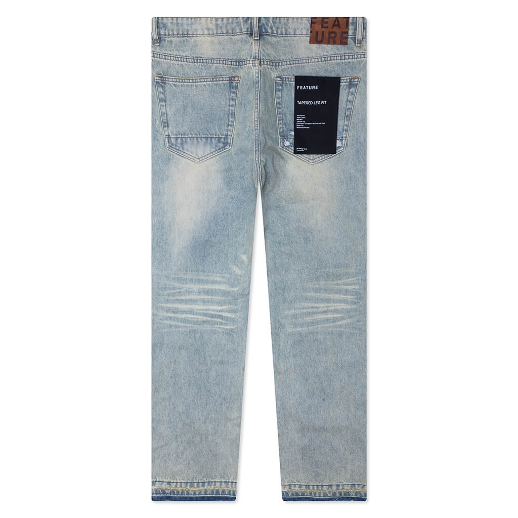 Jacob Tapered Denim Vintage Light Blue