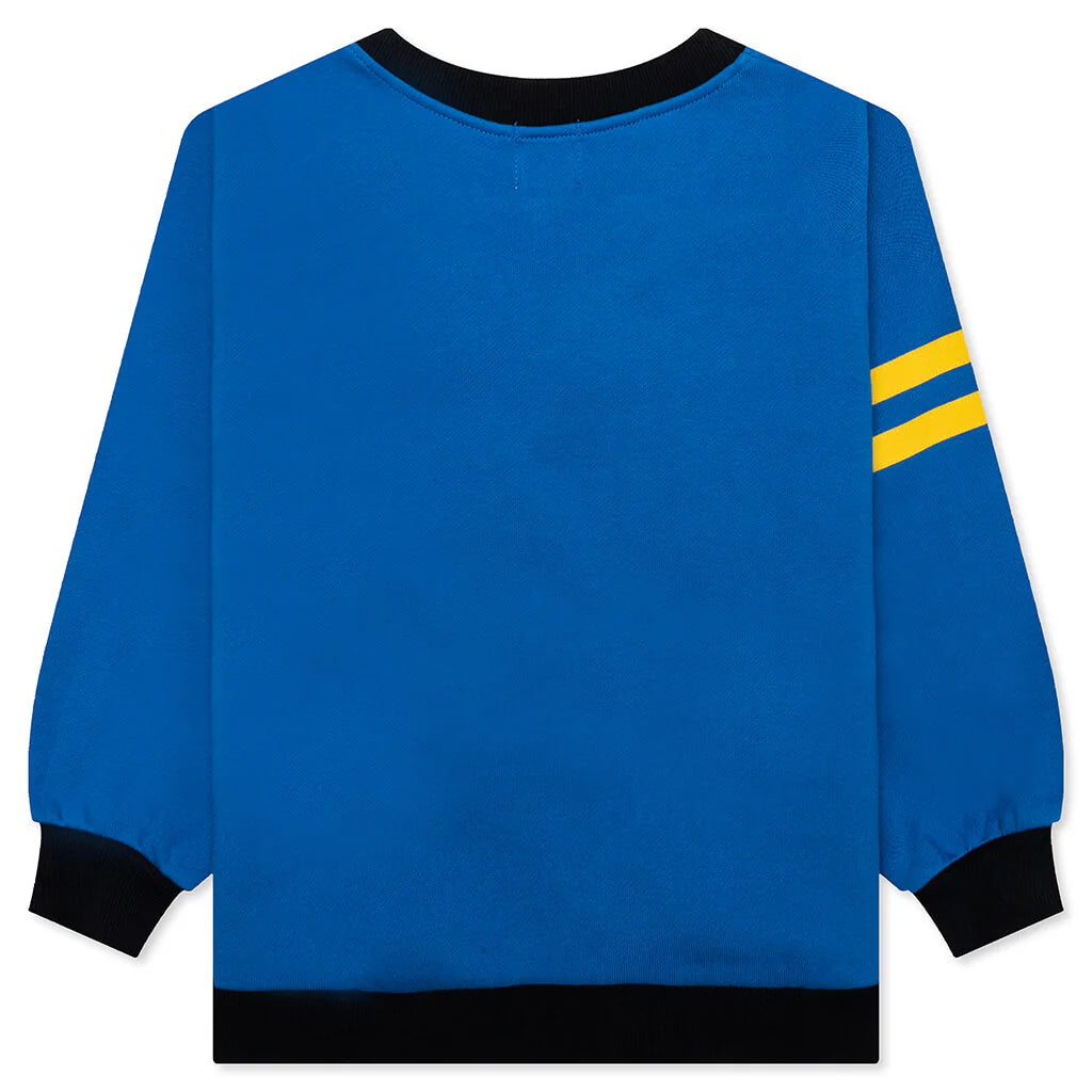 Kids B Motif Relaxed Fit Sweat Cardigan Blue