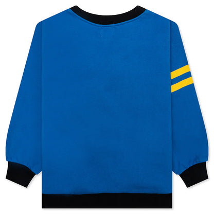 Kids B Motif Relaxed Fit Sweat Cardigan Blue